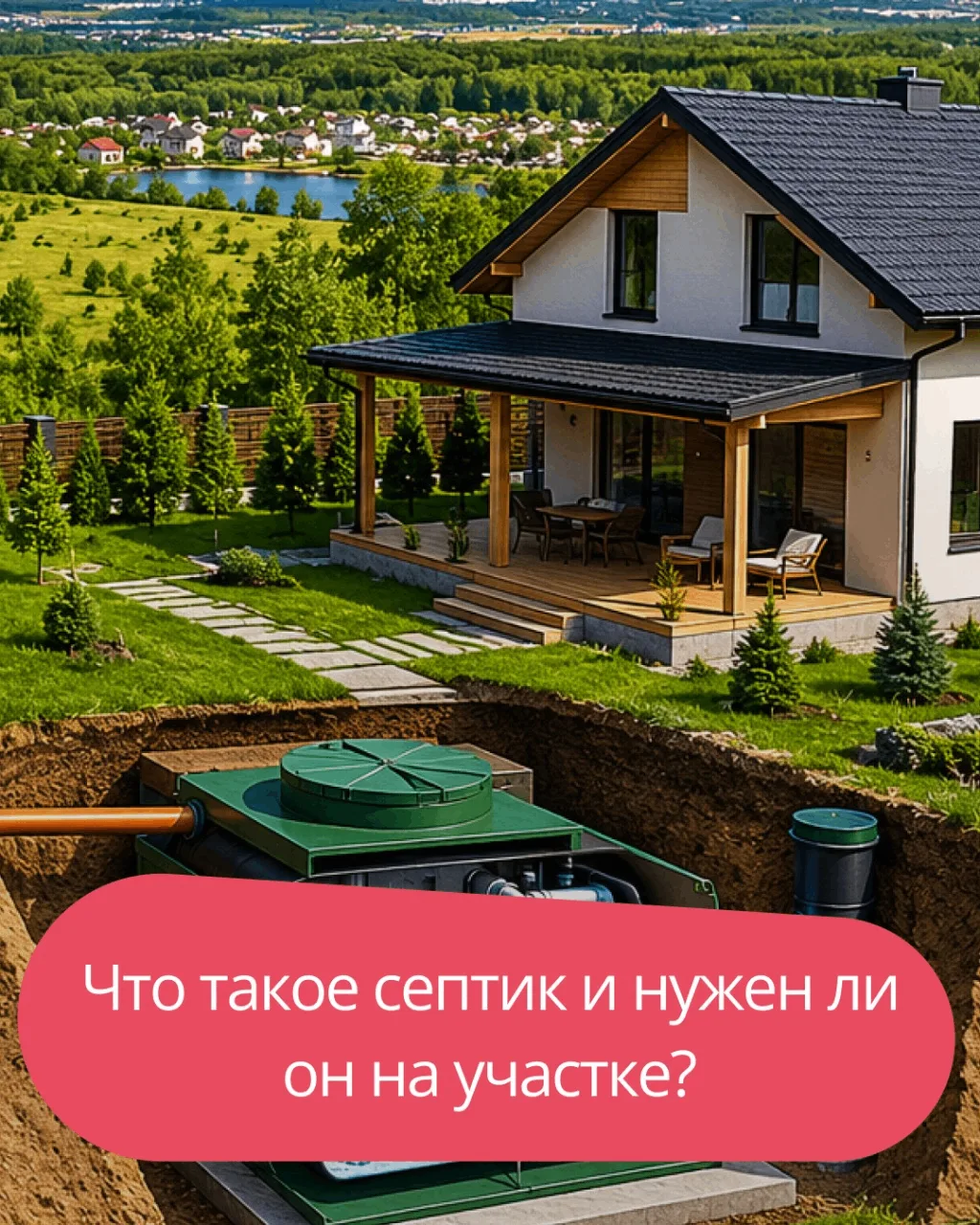 🚰 Что такое септик и нужен ли он на участке?

Один из самых частых вопросов при строительстве дома: