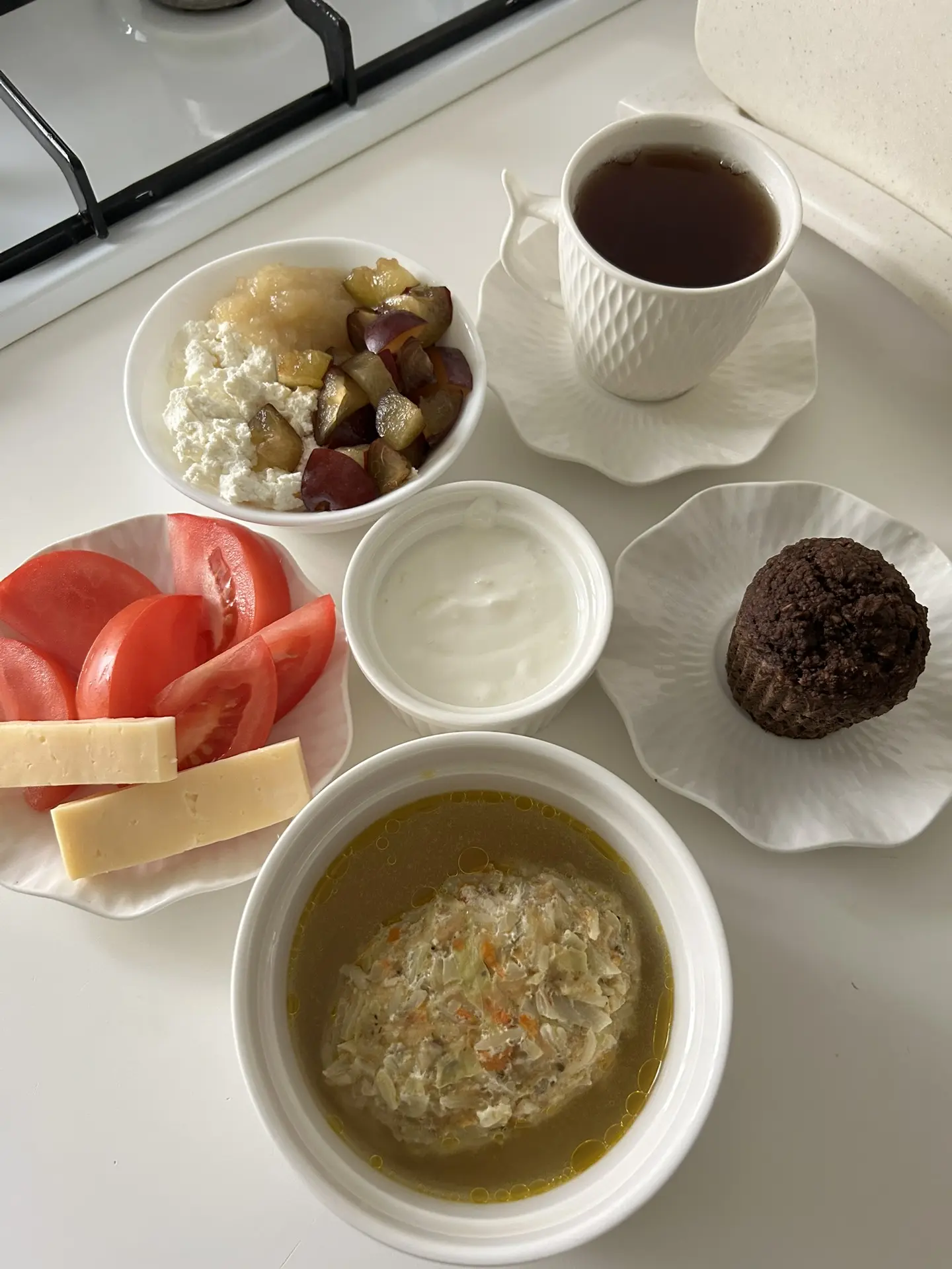Сегодняшняя еда худеющего человека🍽️