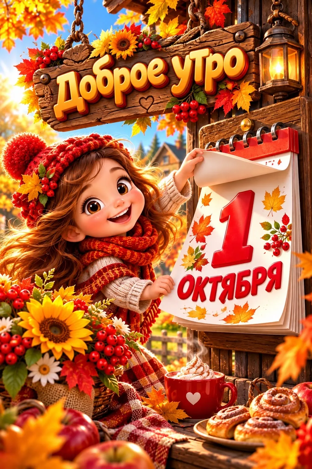 Доброе утро! Привет, октябрь!