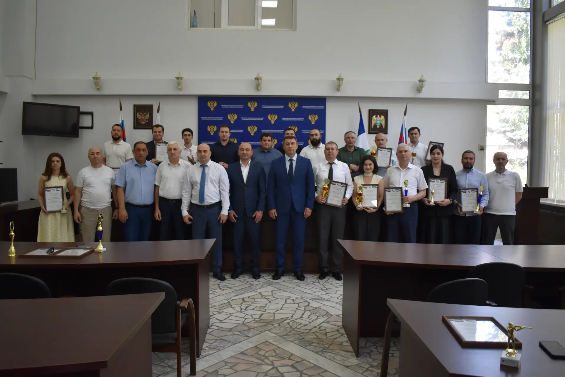 В Управления Федерального казначейства по Кабардино-Балкарской Республике подвели итоги спартакиады 