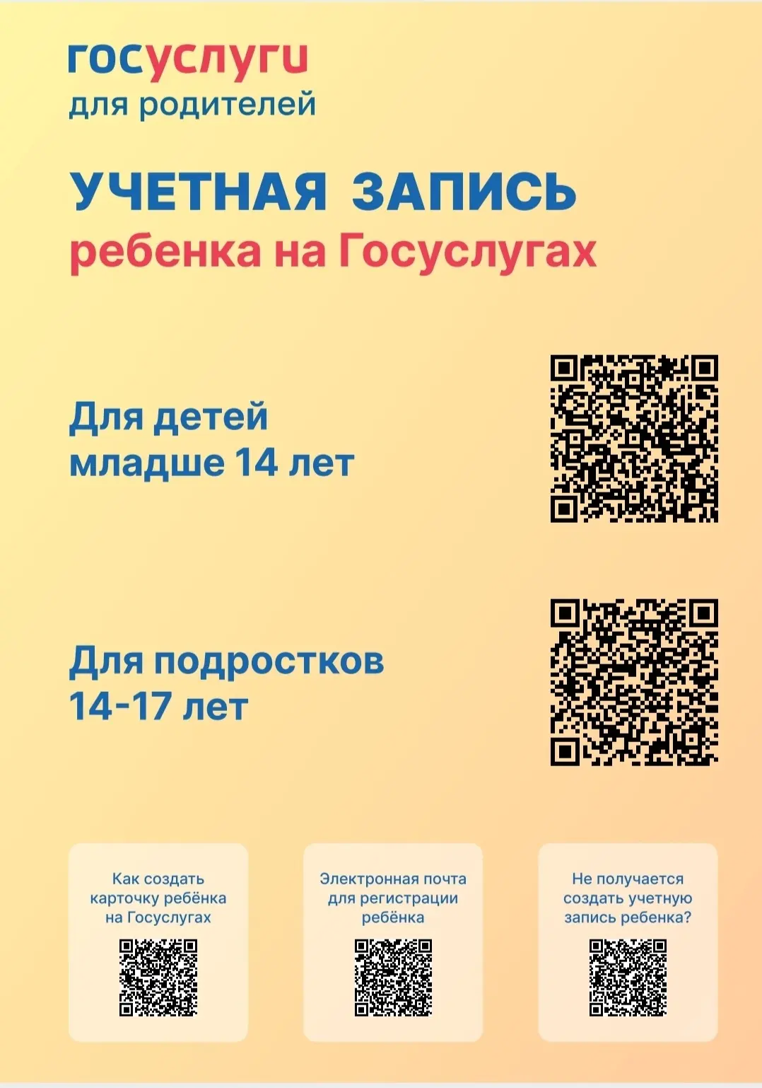 Ссылки на инструкции на портале Госуслуг