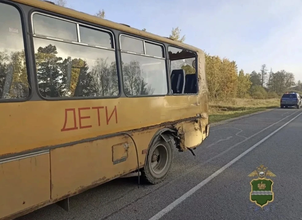 ⚠️Сегодня утром школьный автобус попал в ДТП под Калугой!