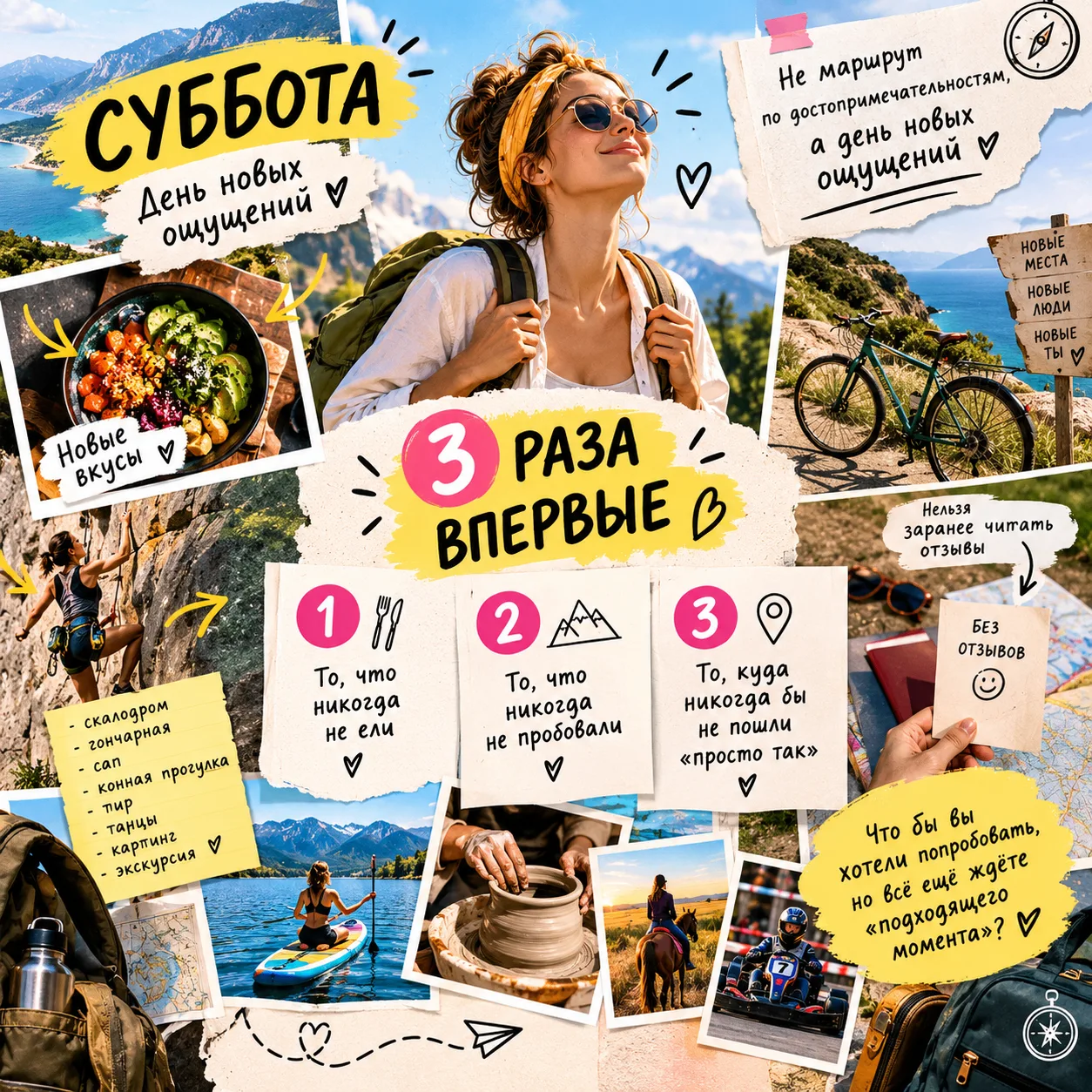 🚲 СУББОТА — яркий маршрут счастья