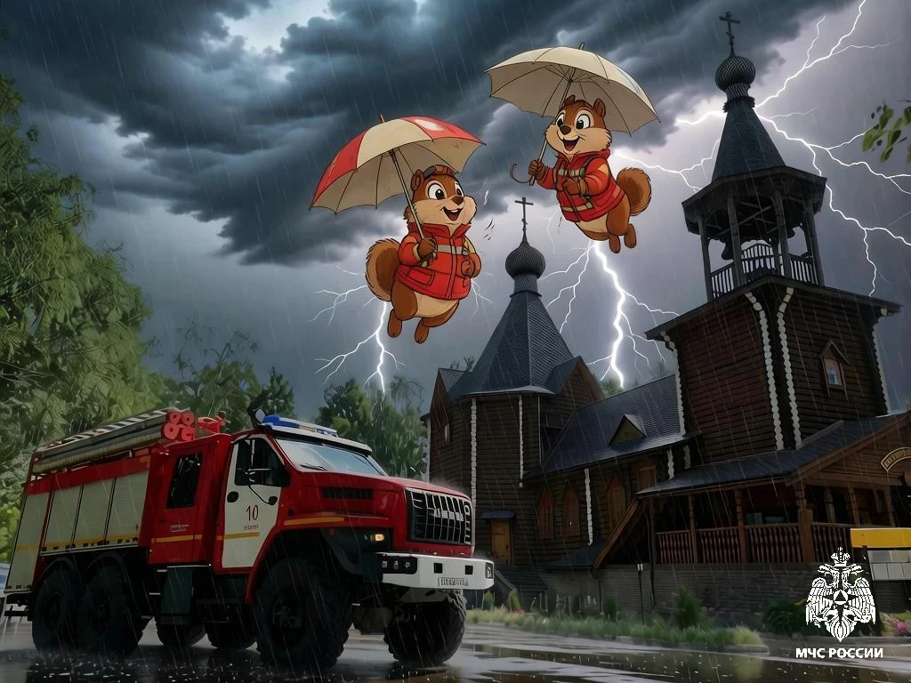 ⚡🌩️ Вероятность грозы сохраняется