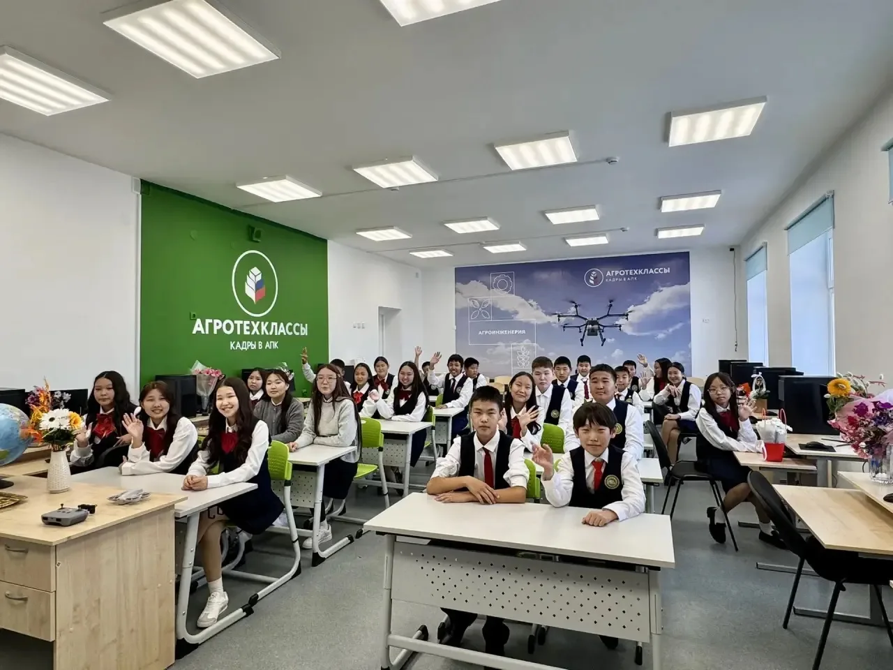 Атамай агрооскуолатыгар агротехкласс саҥа сайдыыны түстүүр