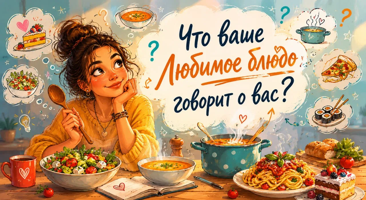 Что ваше любимое блюда говорит о вас?