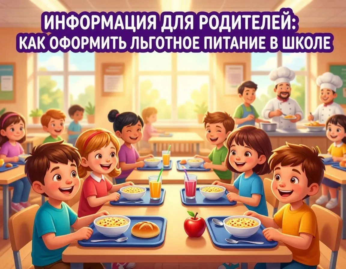 📝ИНФОРМАЦИЯ ДЛЯ РОДИТЕЛЕЙ: КАК ОФОРМИТЬ ЛЬГОТНОЕ ПИТАНИЕ В ШКОЛЕ