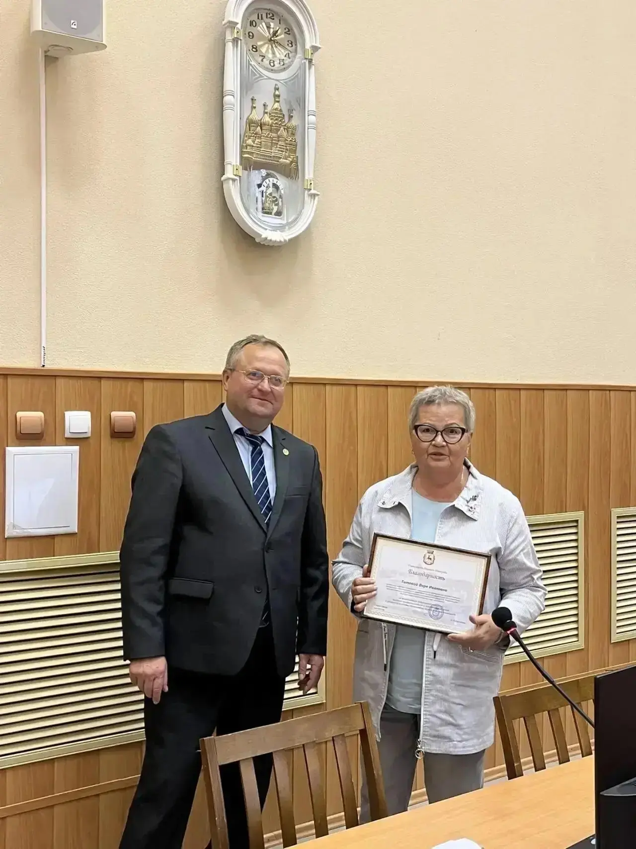 Сегодня на заседании Ученого Совета НГАТУ и.о. ректора Г.В. Жданкиным  была вручена Бла...