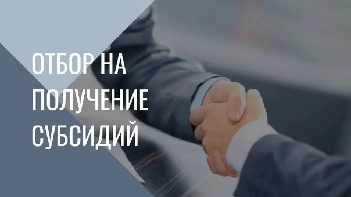 Объявлен отбор получателей субсидии