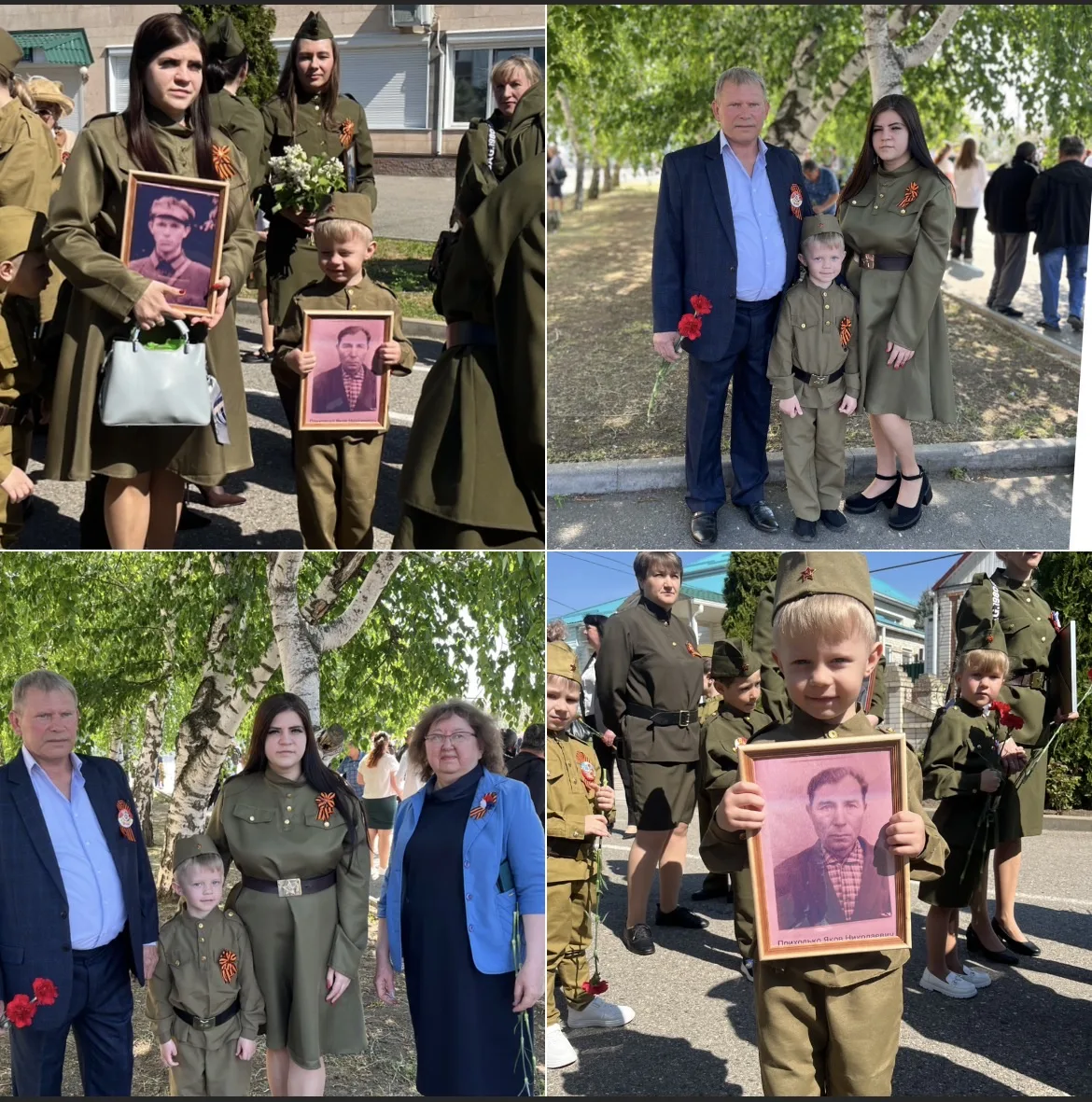Воспитанник нашего детского сада принял участие в шествии Бессмертного полка 🕊