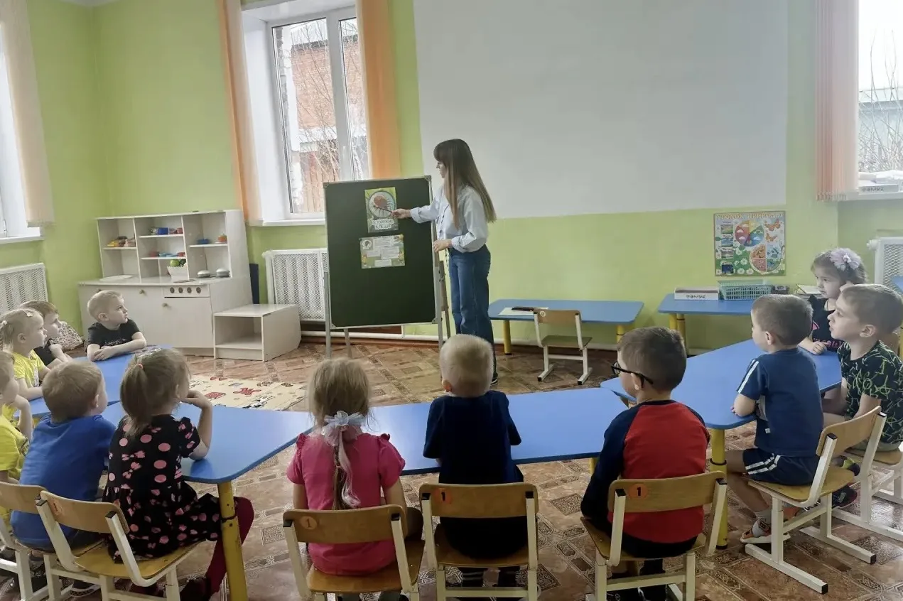 #ОсторожноКлещи                                                     С воспитанниками ср...