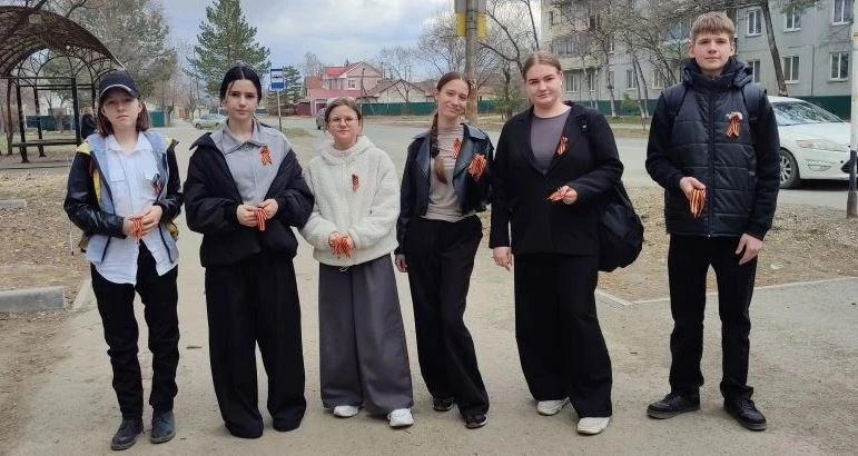 Акция «Георгиевская лента» - в Арсеньеве   Приморский край в числе первых запустил всероссийскую еже