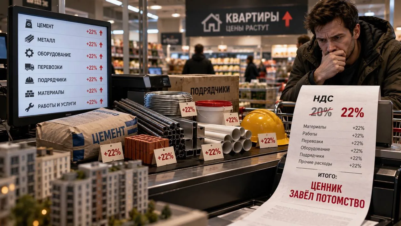 НДС подрос, а ценник завёл потомство.