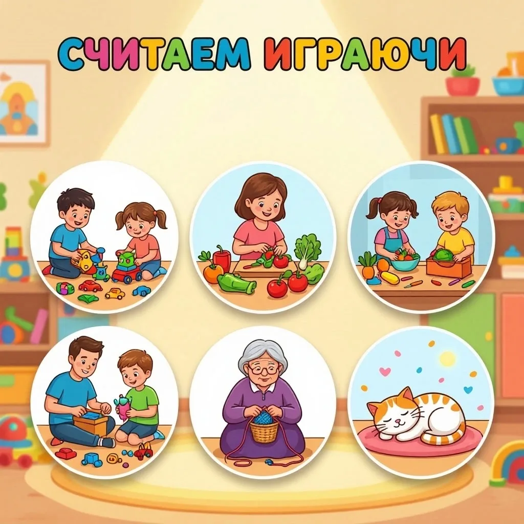🧮 Считаем играючи: 5 бытовых ситуаций для счёта 🧮 
 
Кухня — математическая лаборатория 🍳 
 
-Счи