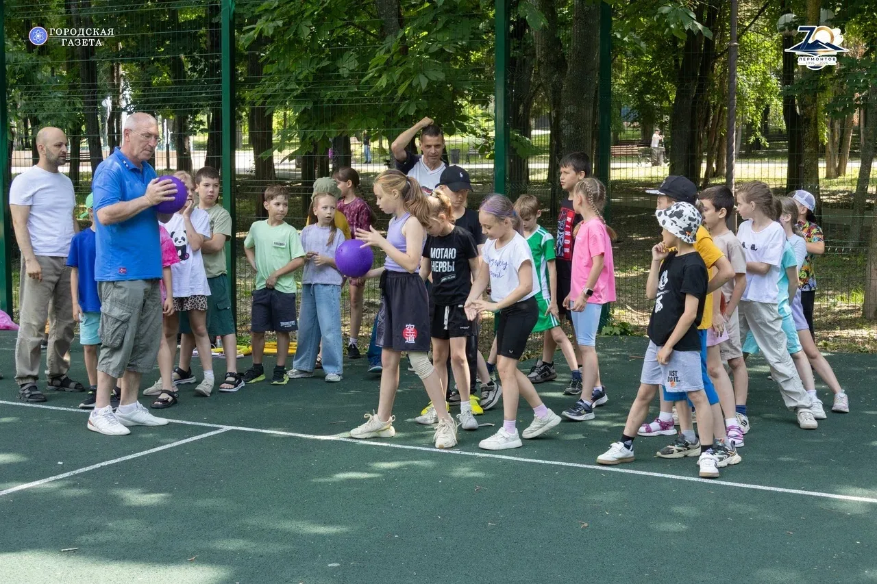 18 июня в парке состоялась городская спартакиада лагерей дневного пребывания детей «Олимпийские наде