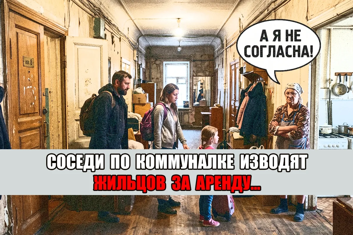 - Прежде чем сдать комнату - предложи ее соседям, - заявили совладельцы коммуналки

Сдать комнату 