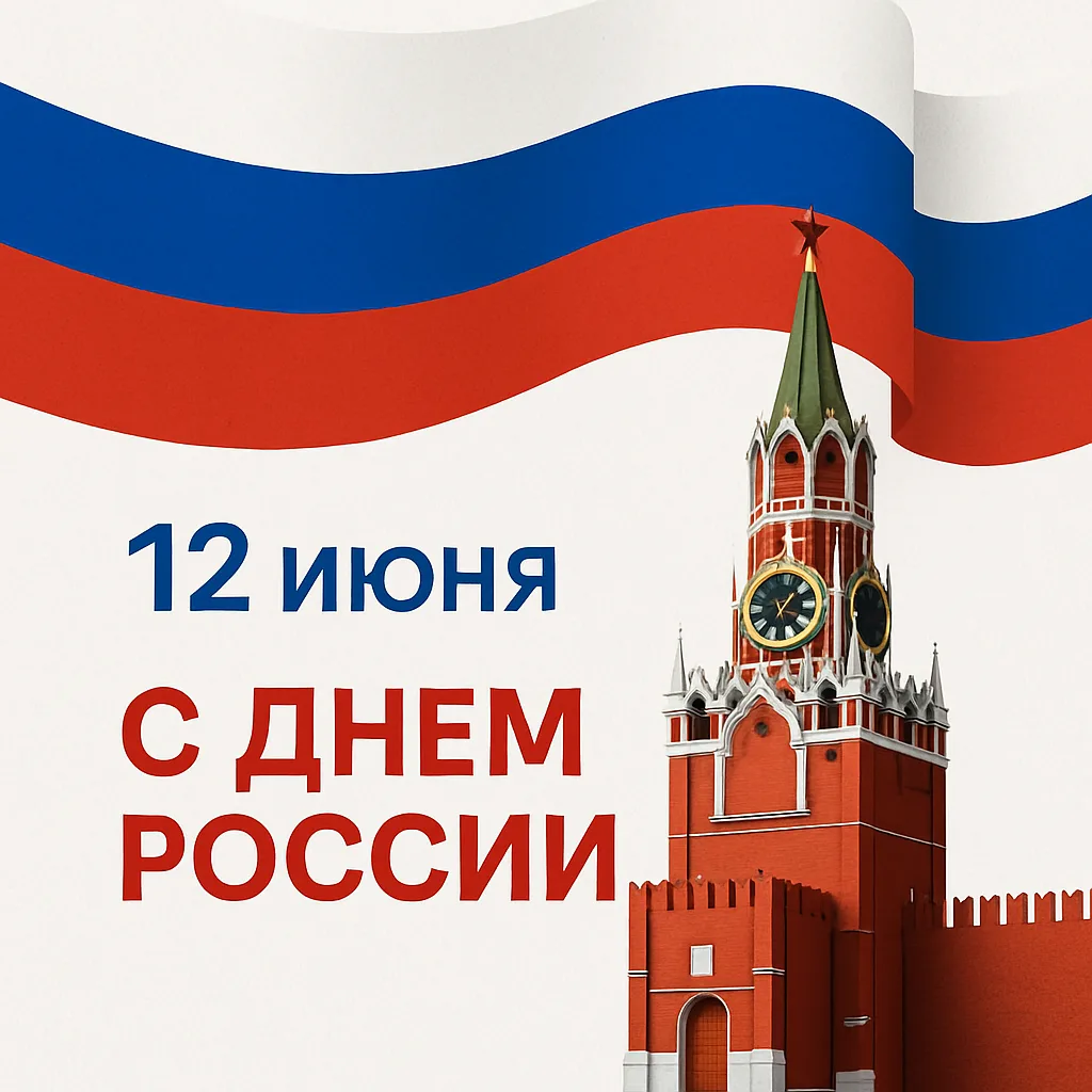 С Днём России! 🇷🇺🇷🇺🇷🇺 Пусть в сердце всегда живёт гордость за нашу великую страну, а каждый де