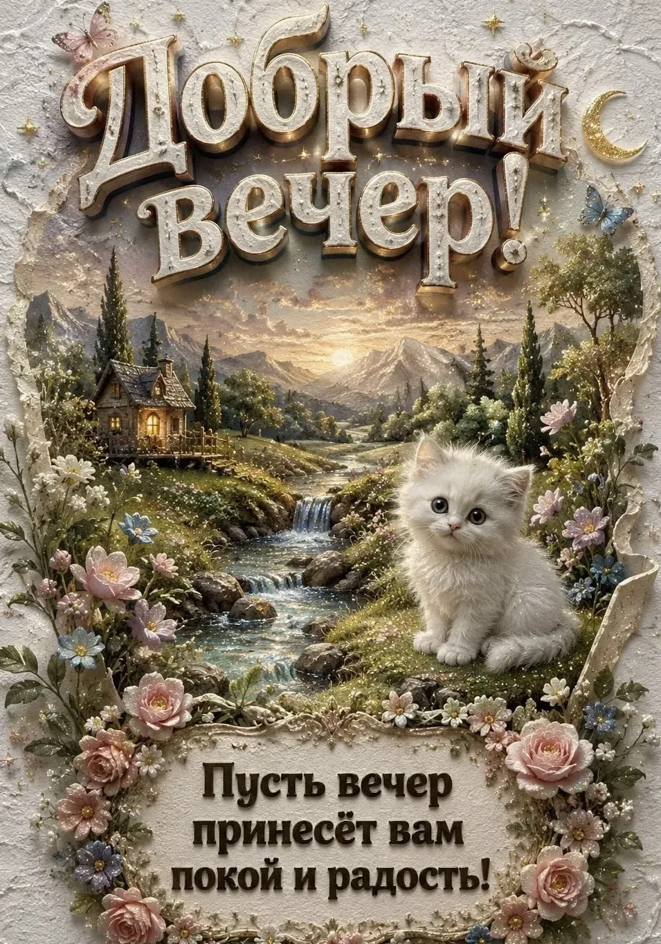 Добрый вечер ✨

😍 Самые лучшие Открытки и Поздравления 👉 Подписаться 👈
