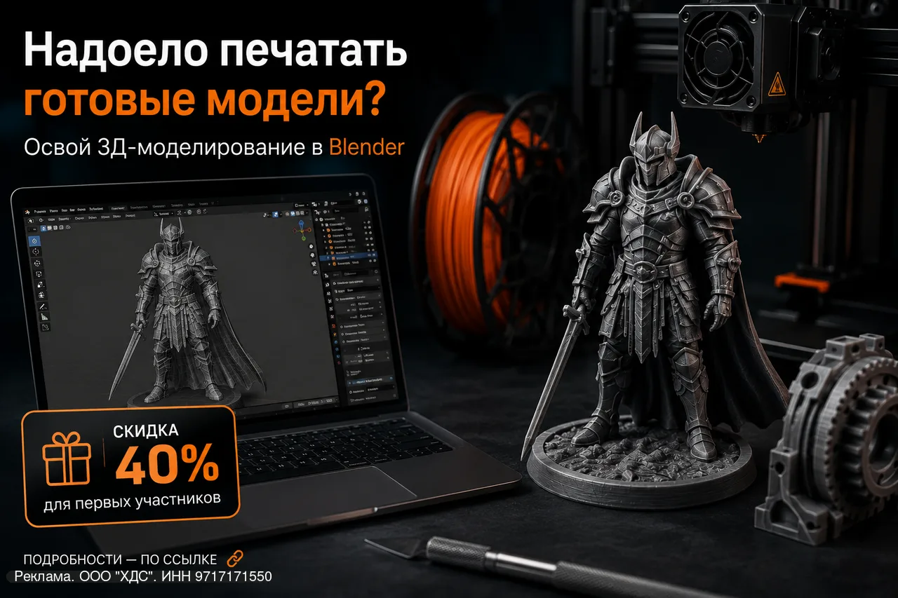 Надоело печать готовые STL, а 3D-моделирование кажется чем-то сложным?