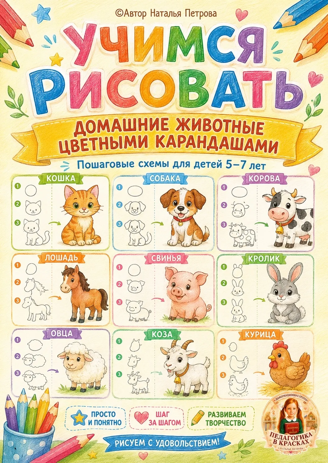 А вы знаете, что научиться рисовать не так уж и трудно! Особенно, если учиться всей сем...