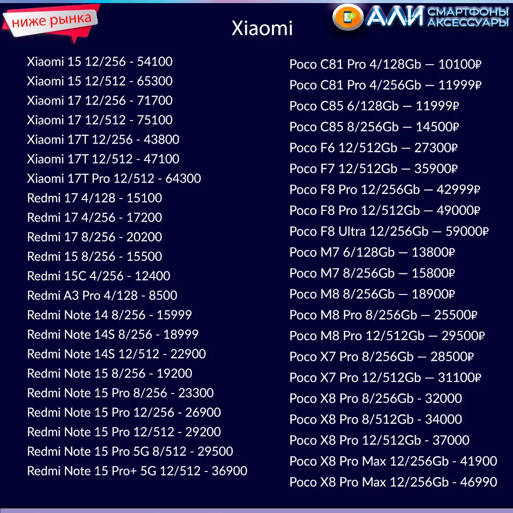 📱Прайс на смартфоны и гаджеты Iphone, Samsung, Xiaomi, Realme, Tecno, Infinix, Honor. ...