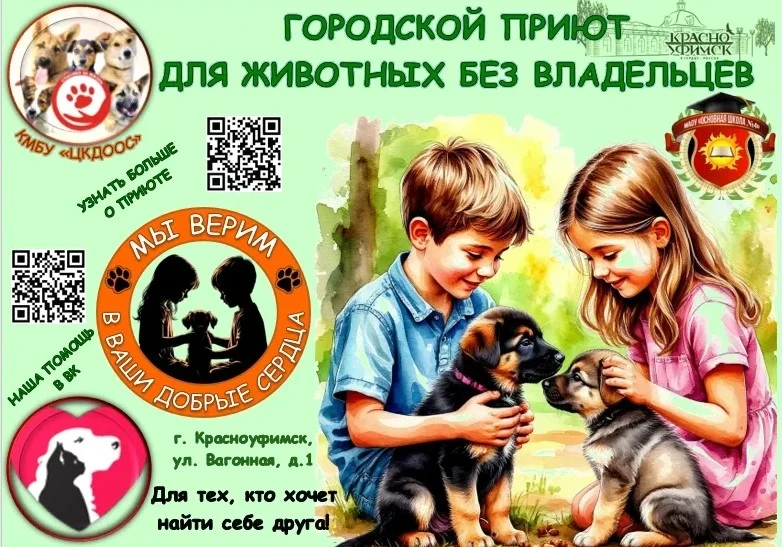 21 мая ученики МАОУ ОШ №4 вновь посетили наш приют для животных без владельцев vk.com/p...