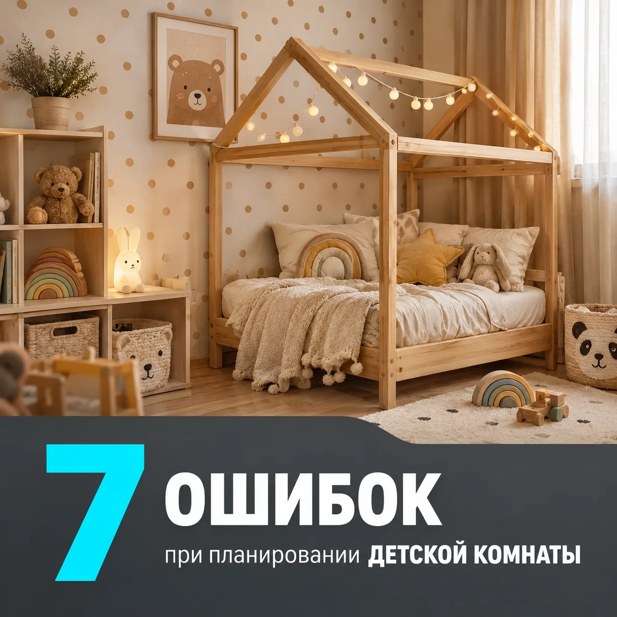 ТОП 7️⃣ ОШИБОК ПРИ ПРОЕКТИРОВАНИИ ДЕТСКИХ🍭