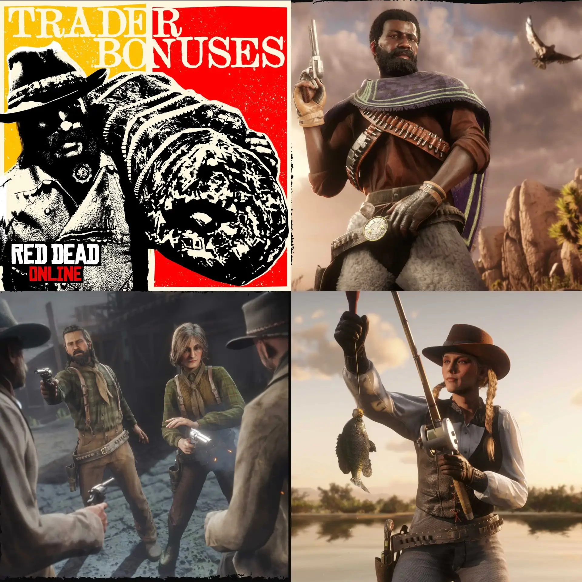 Апрель в Red Dead Online посвящён роли торговца.

Коротко о главном:

1. Втрое больше RDO $, опыта и