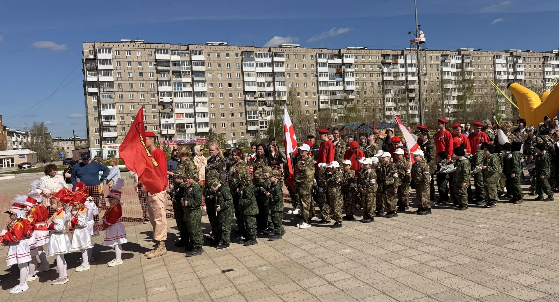 🇷🇺Юнармейцы отряда «Братишка» — участники Парада Победы дошкольных войск!   7 мая на городской площа