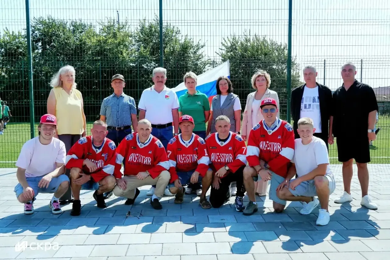 В селе Коелга открыли новое мини‑футбольное поле⚽