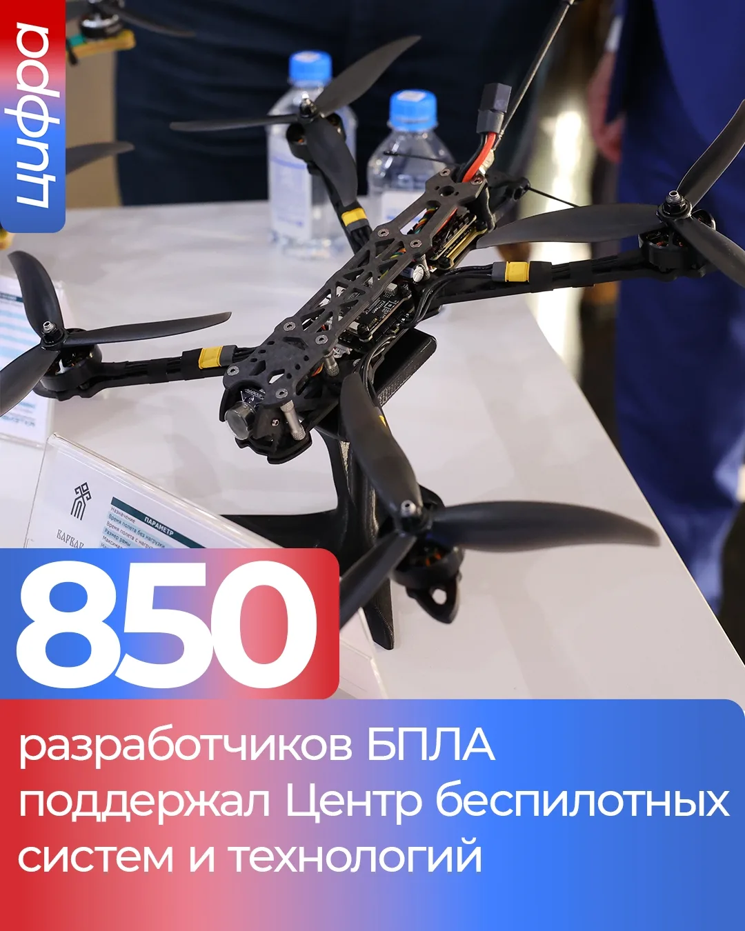 ✅ Центр беспилотных систем и технологий поддержал более 850 разработчиков изделий двойного назначени