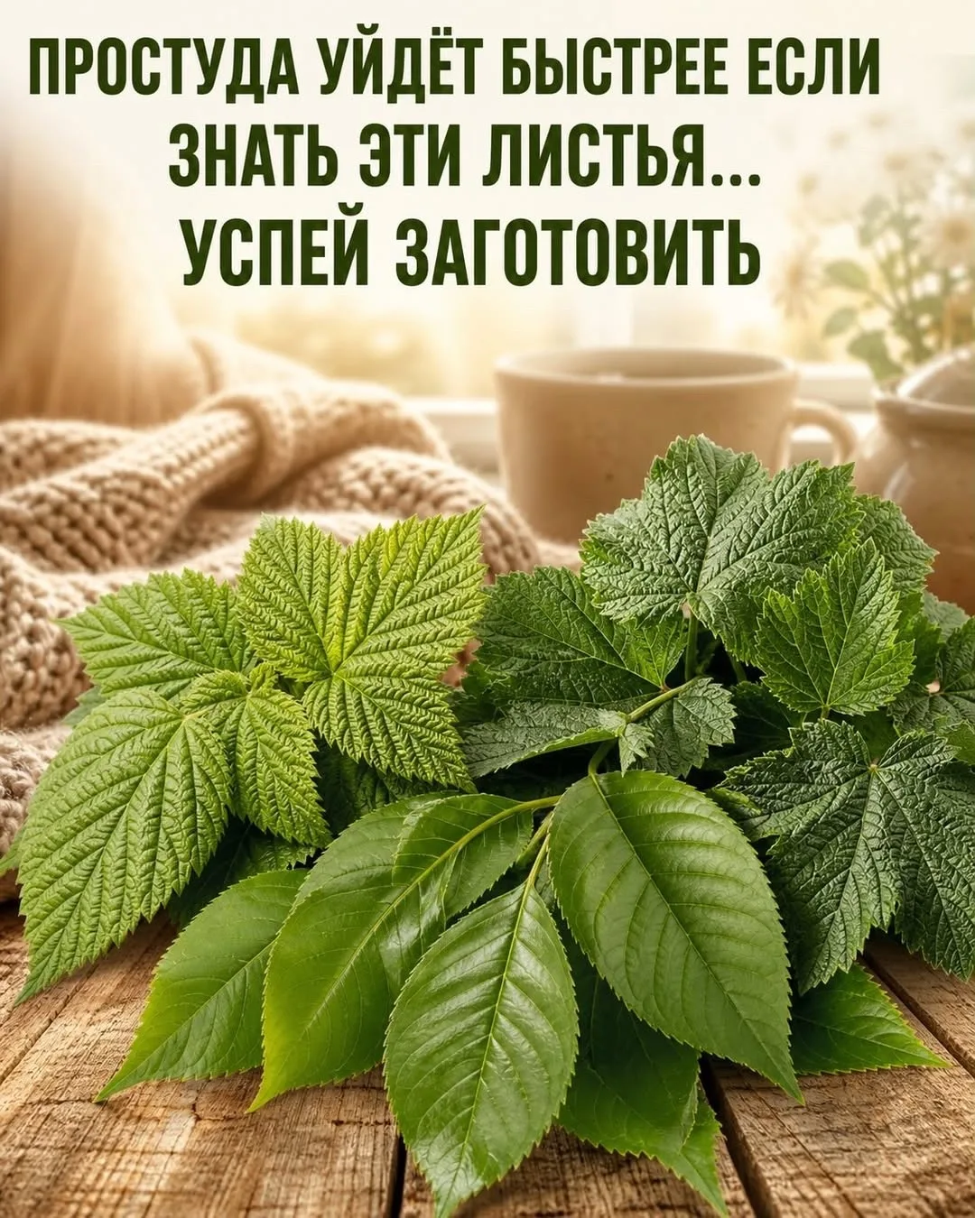 Мало кто знает, но обычные листья с дачи могут заметно облегчить состояние при простуде
Поддержать о