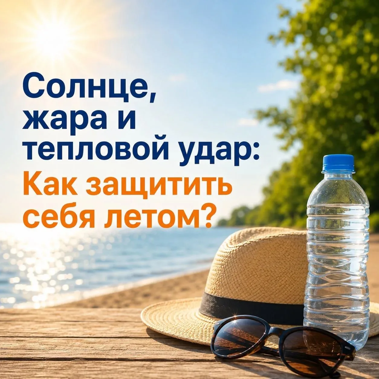 ☀️ Солнце, жара и тепловой удар: как защитить себя летом?

Летние прогулки, поездки на природу и отд