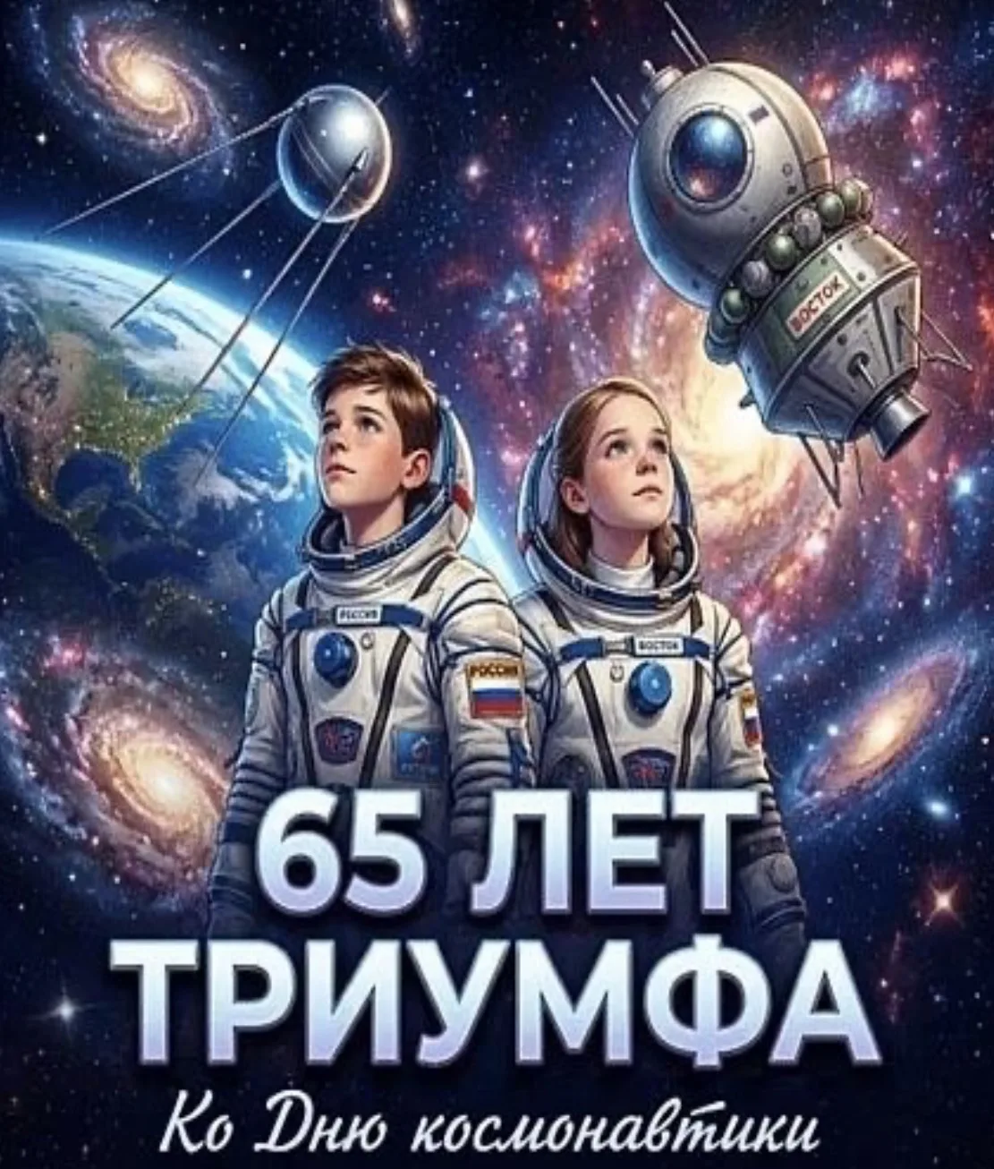 🚀 Разговоры о важном: «65 лет триумфа. Ко Дню космонавтики» 🚀  Сегодняшний день в школе начался с то
