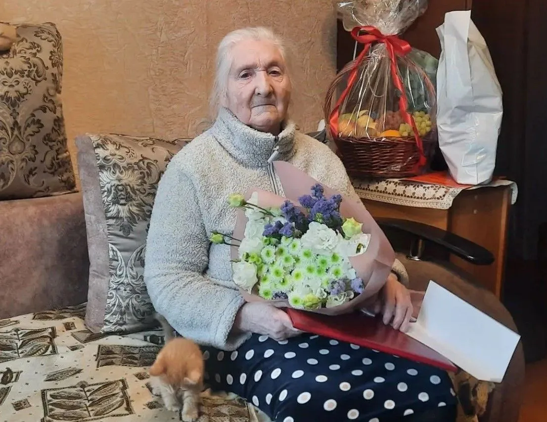 💐103 года исполнилось Почетному гражданину Воронежа Пелагее Ильиничне Кузякиной