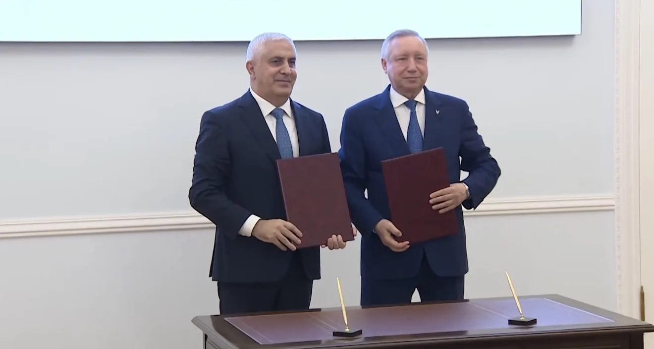 📃 Соглашение о сотрудничестве между Петербургом и Южной Осетией было подписано губернатором Алексан