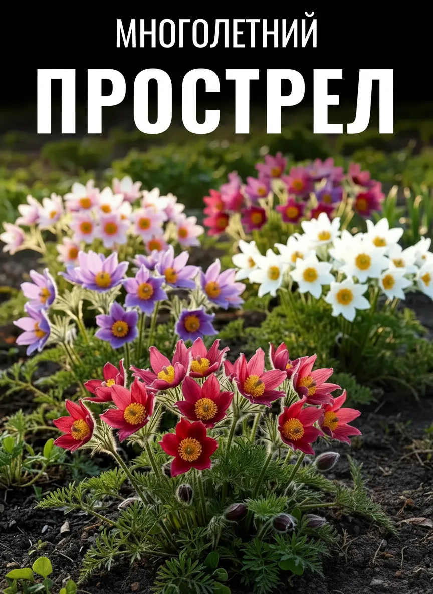 🌼 Хотите украсить свой участок редким и красивым растением из Красной книги? Тогда прострел, или сон