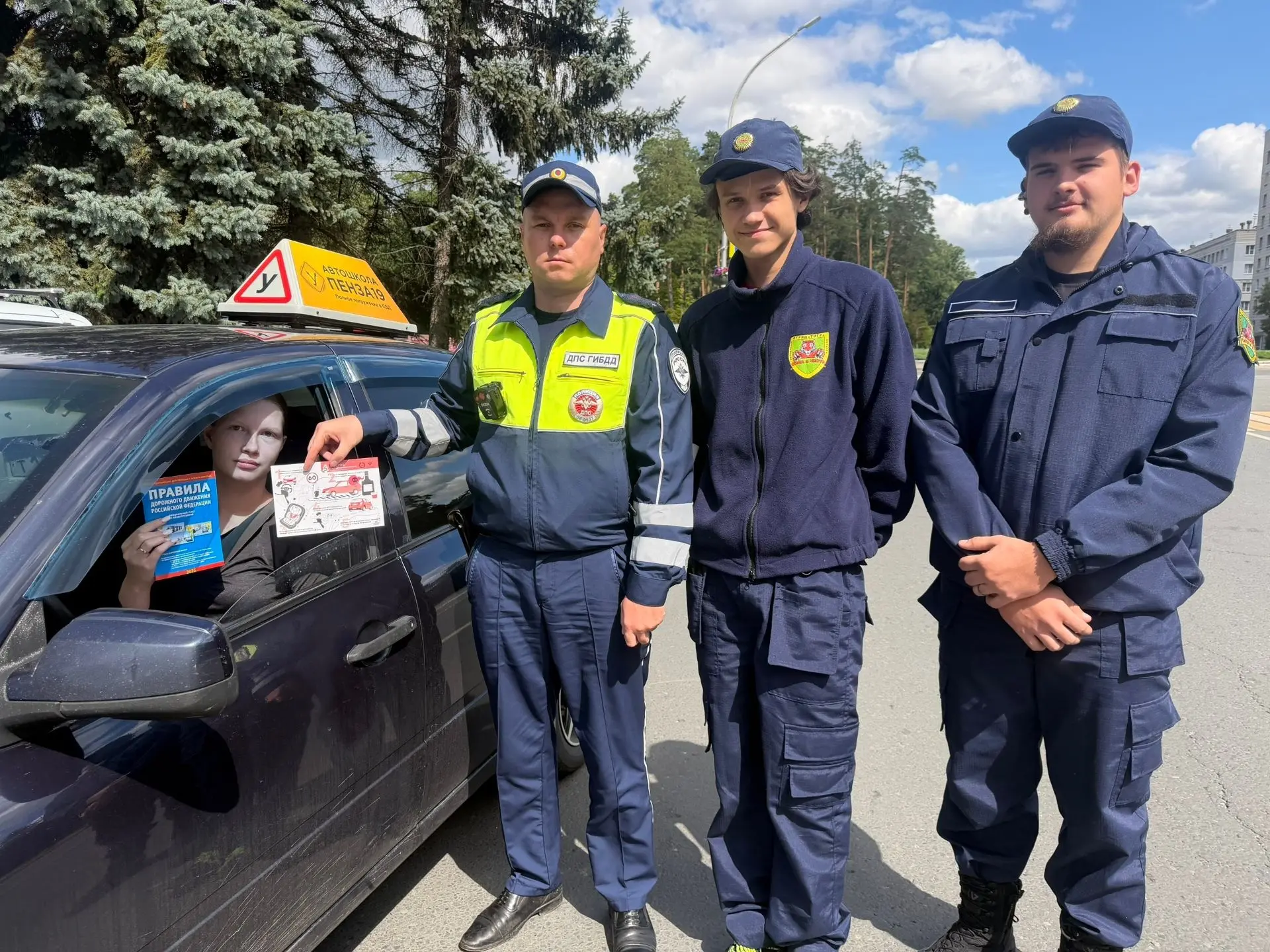 🚦 Наши студенты — в центре дорожной безопасности!
