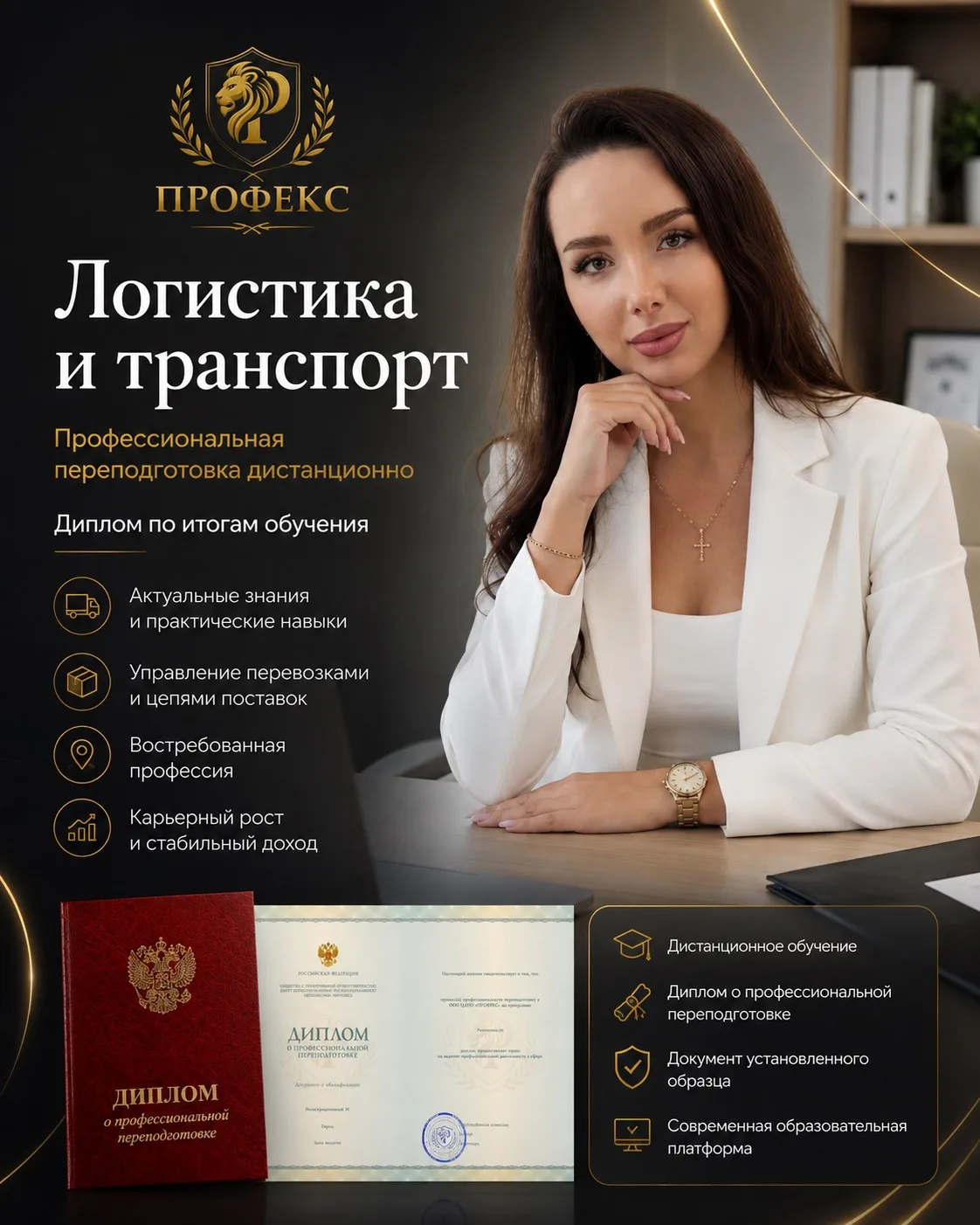 Профессиональная переподготовка в сфере логистики и транспорта