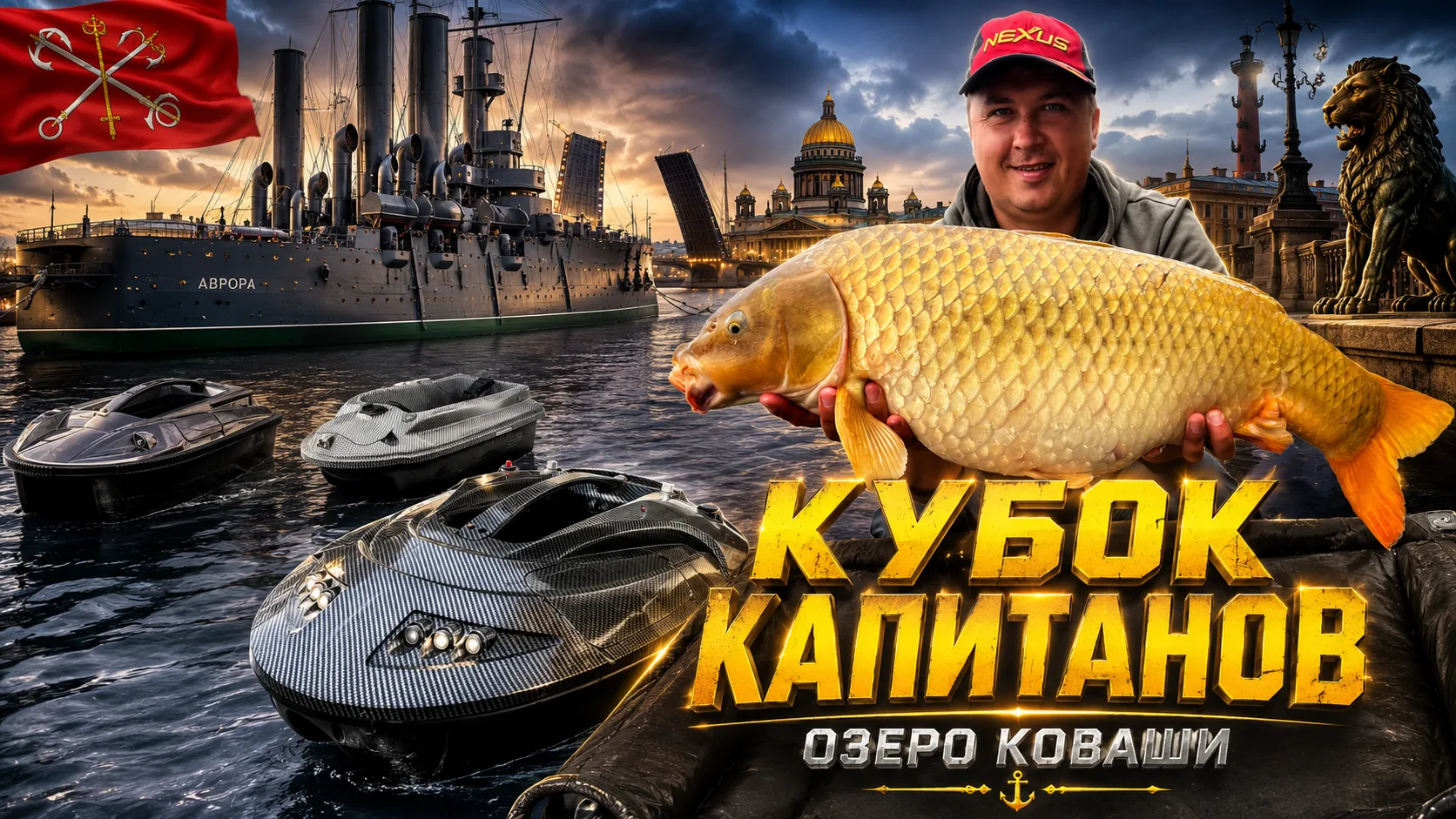 Вышел наш новый ролик — «В шаге от победы! Кубок Капитанов | Карпфишинг с корабликами».