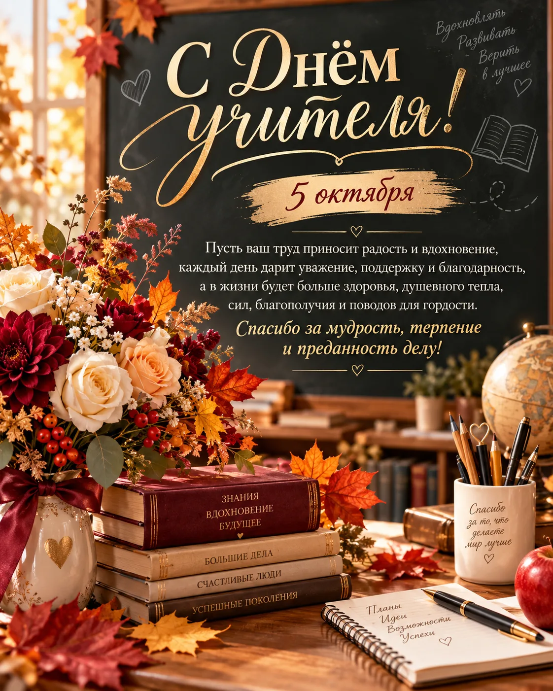 🍁 С ДНЁМ УЧИТЕЛЯ! 🍁