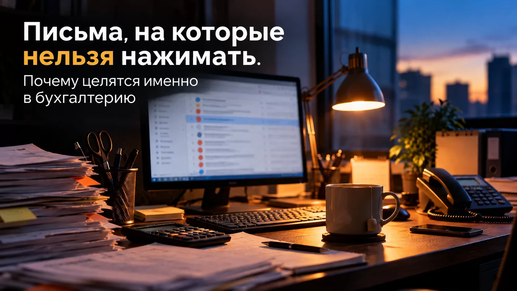 Письма, на которые нельзя нажимать. Почему целятся именно в бухгалтерию