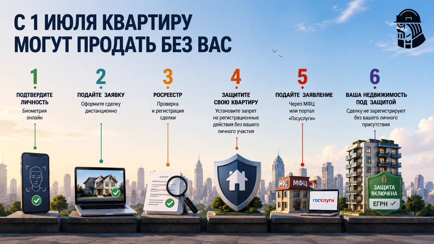 Собственникам жилья советуют проверить эту отметку в ЕГРН до 1 июля

➖ С 1 июля в России заработает 