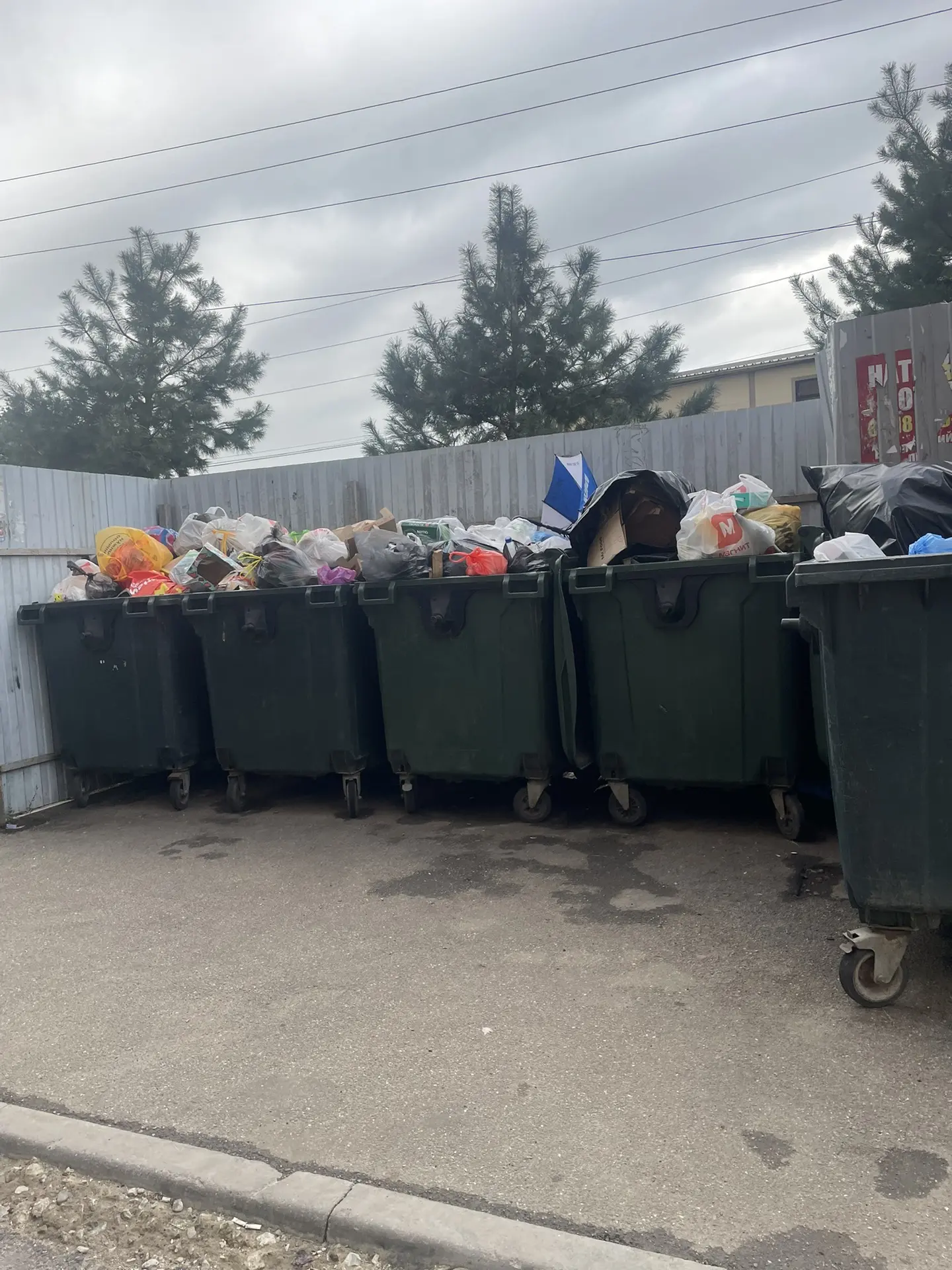 01.10.26 Покрышкина дом 2/2 уборка на контейнерной площадке для сбора мусора. ДО и После