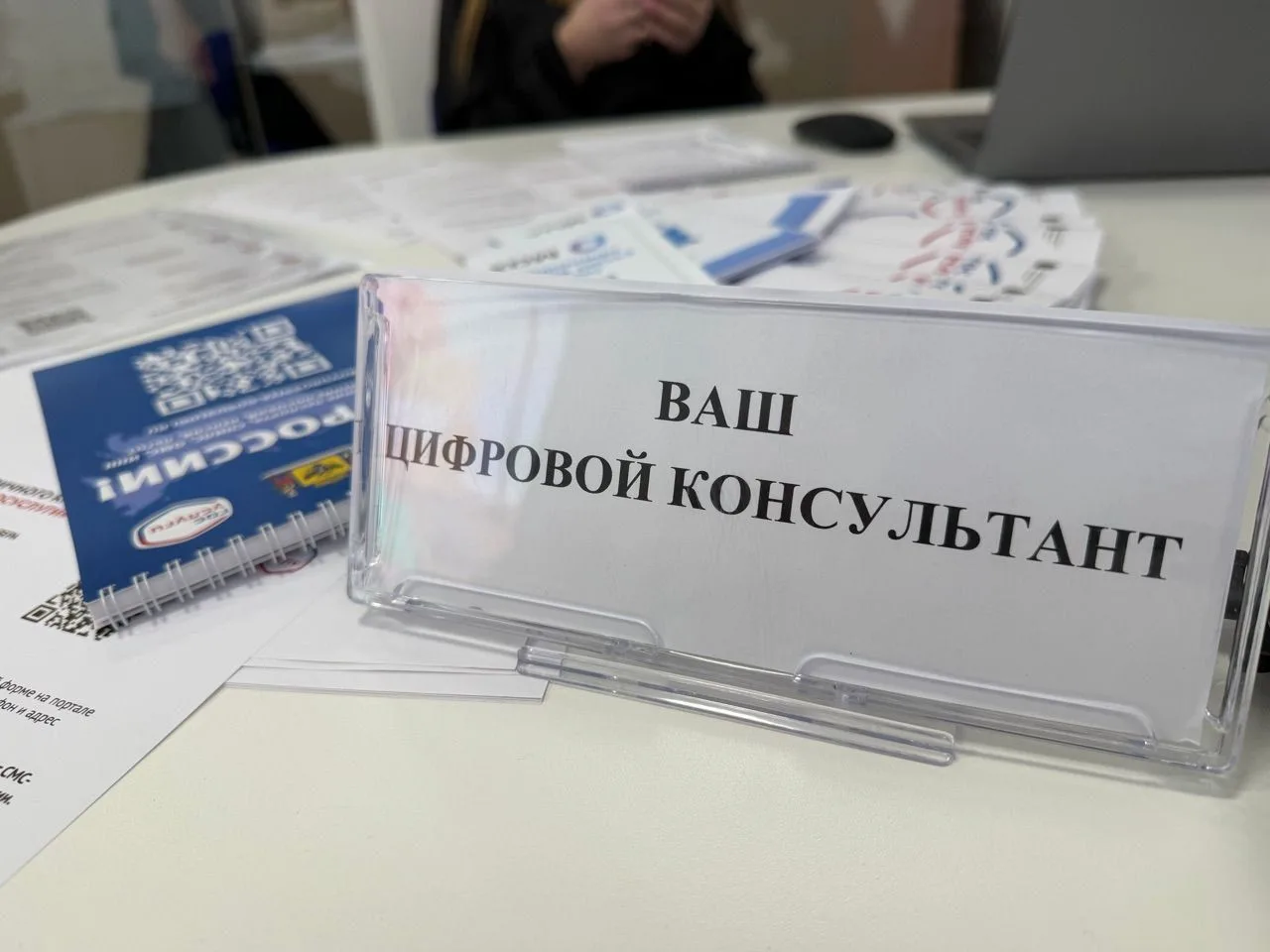 📣Сотрудники МФЦ совместно с "Единой Россией" обучили волонтёров работе с порталом "Госуслуги"  В Хер