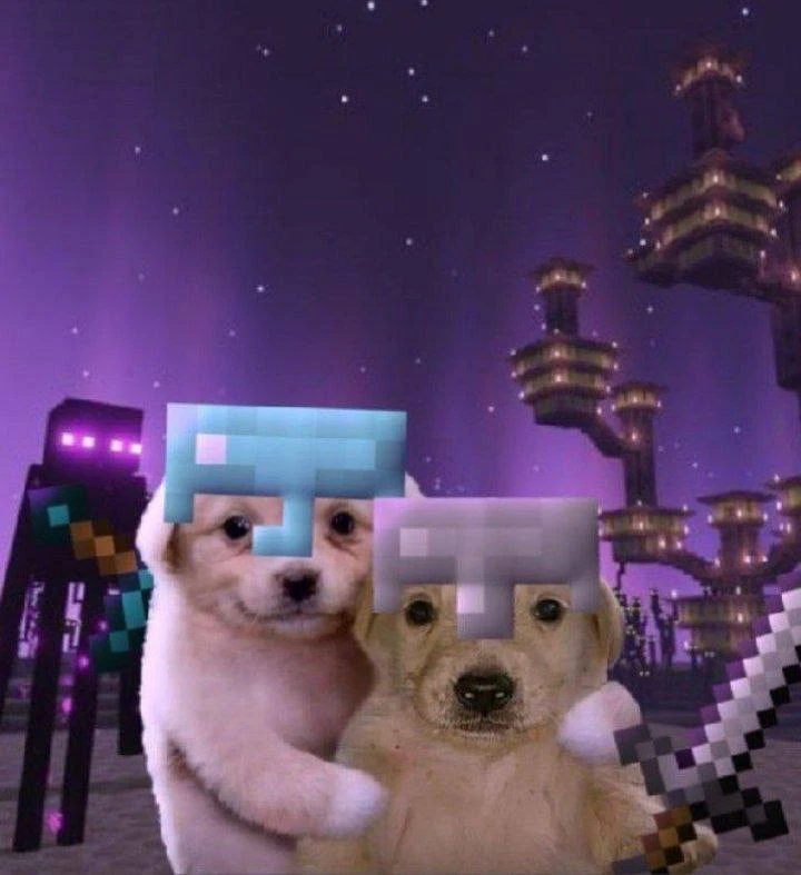 Мы с другом впервые отправились покорять Энд 🎮😱 Там уже совсем другой уровень, и без ...