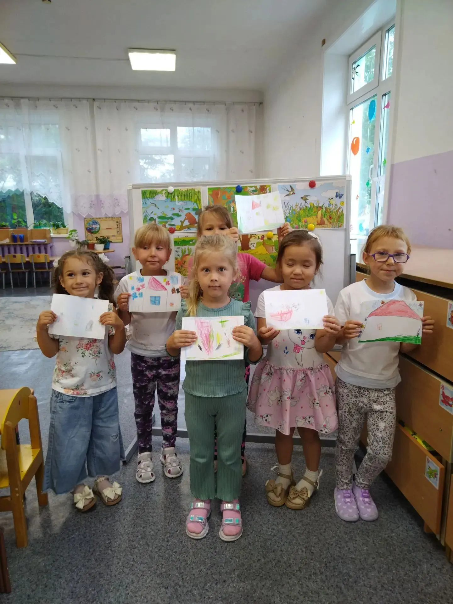 Рисование:"Наша улица, наше село". Разновозрастная группа. Вос-ли:Михайлова В. Ю., Орел...