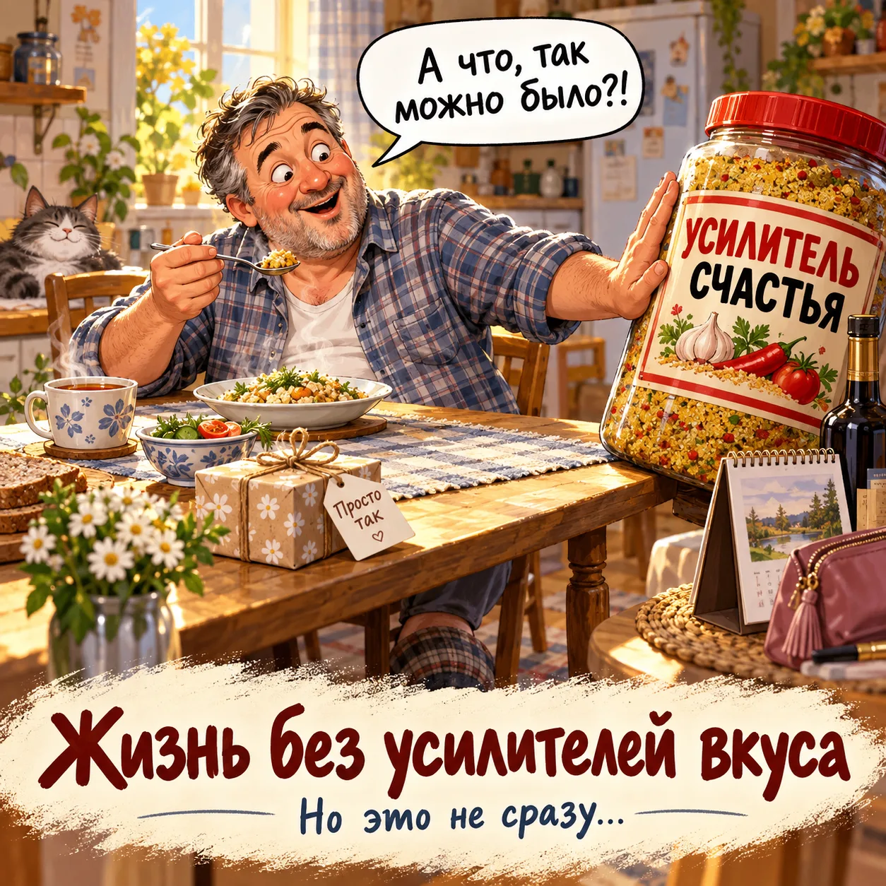 Рано или поздно наступает момент, когда ты по привычке тянешься за приправой и вдруг по...