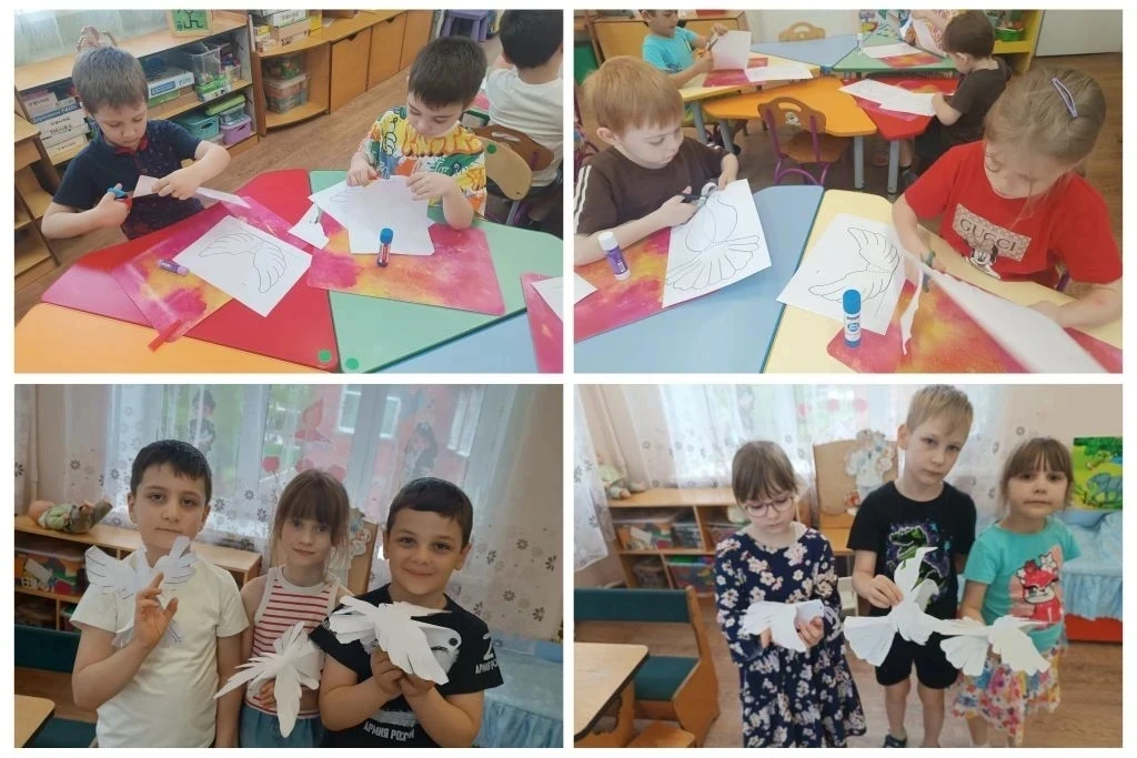 Дошкольное отделение, корпус 4. Подготовительные группа Художественно-эстетическое развитие (апплика