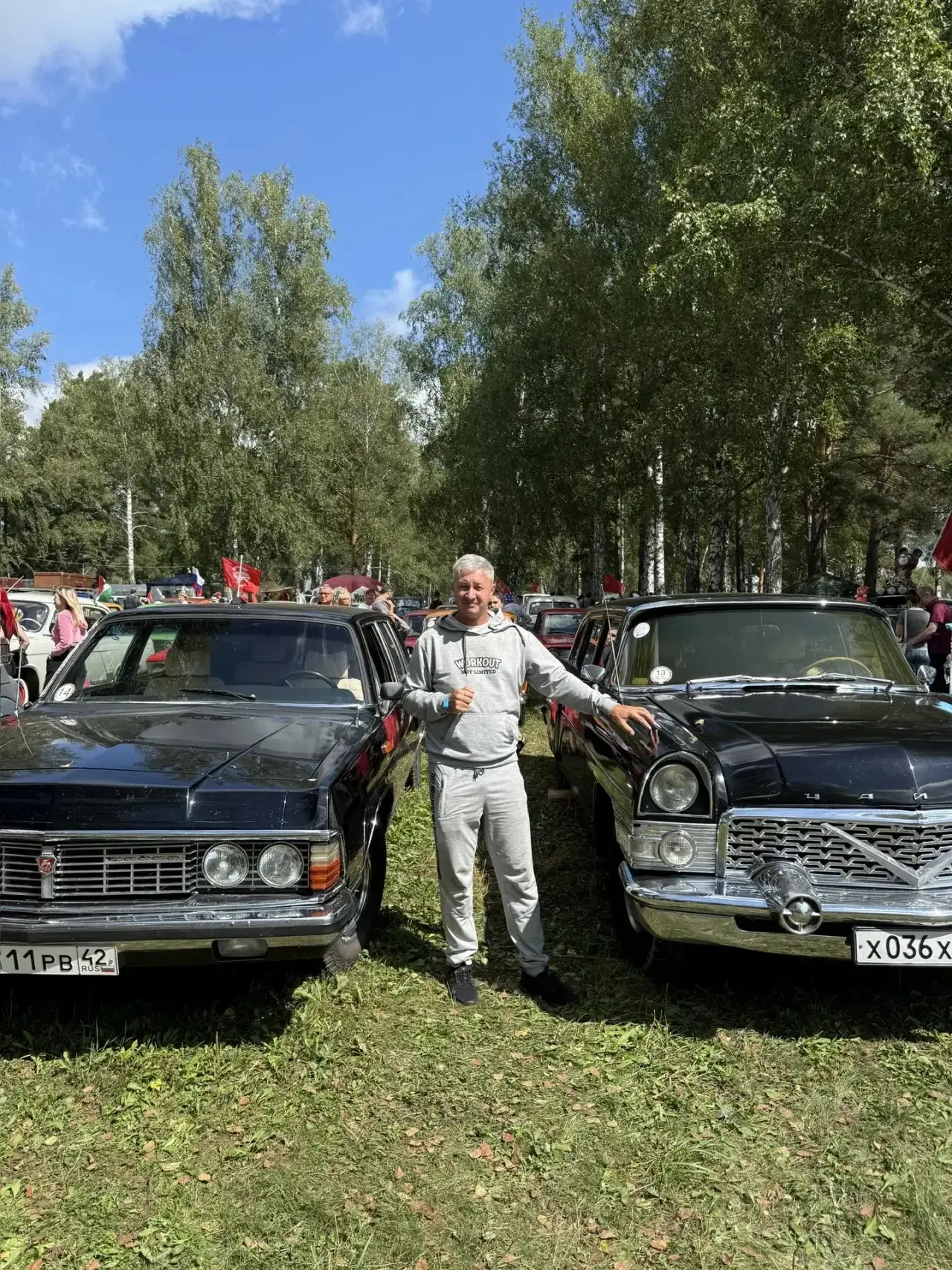🚗 Открыл сегодня фестиваль «17 мгновений Ретро Сибири» в Томской Писанице!